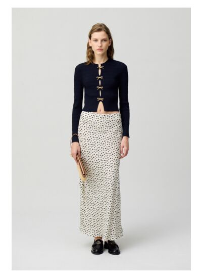 Jupe fluide imprimé fleurs