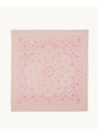 Bandana Hachiko Grand bandana cachemire imprimé