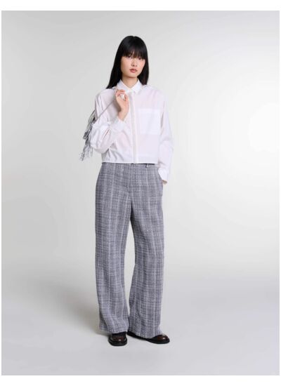 Pantalon en tweed