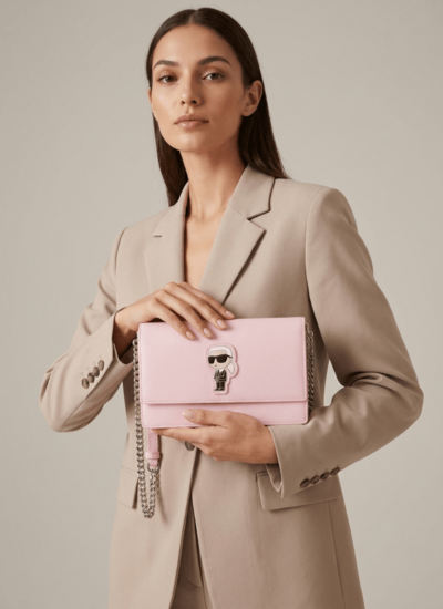Karl Lagerfeld Ikon wallet on chain