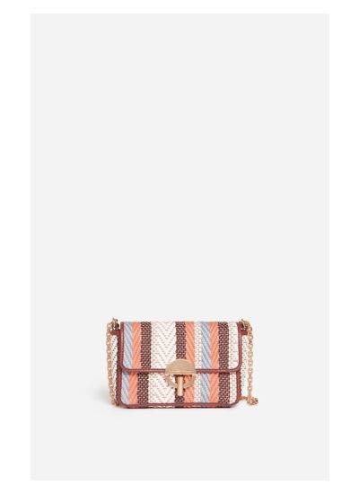 Petit Sac Moon En Cuir Tressé En alpaga et mohair mélangé