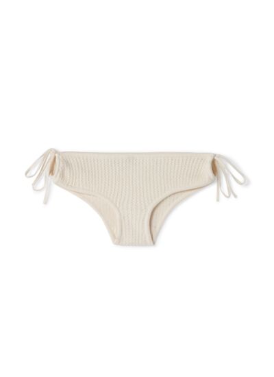 Bas de bikini rayé - Femme - NATUREL