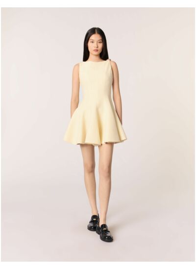 Robe courte en tweed