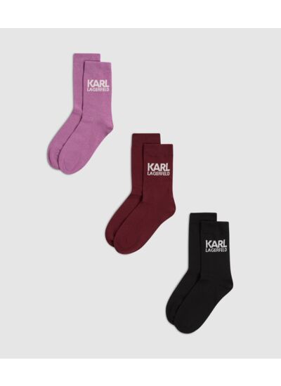 STACK LOGO SOCKS 3PK