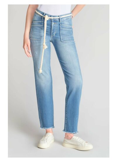 Jeans droite pricilia, 7/8ème
