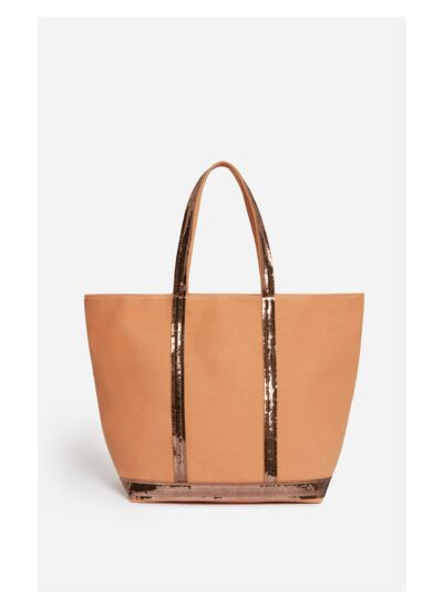 Cabas L Zippé En Toile En Laine Vierge Mélangée