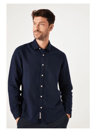 Men Shirt Blue