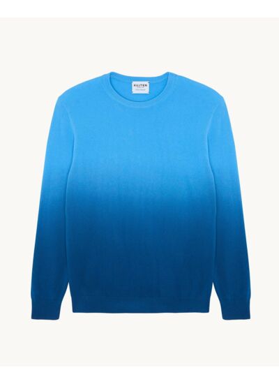 Pull Pitt Dip Dye Pull Col Rond Dip Dyed Cachemire, 2 fils