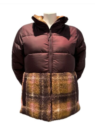 W SHADOW CLIFFS FS SHERPA HYBRID JACKET Bordeaux