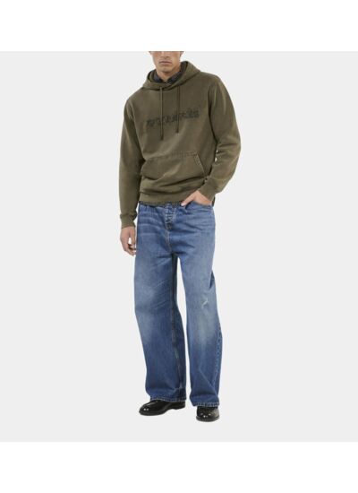 Sweatshirt À Capuche What Is Kaki Homme