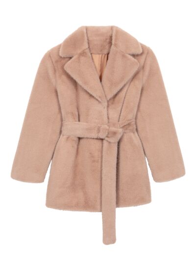 Manteau en fausse fourrure