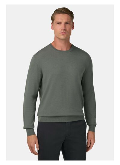 Pull Col Rond en Laine Mérinos