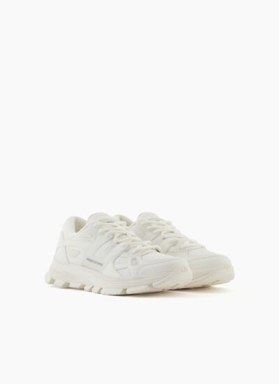 Armani SNEAKER CRASH CALF PU+MESH+TPU
