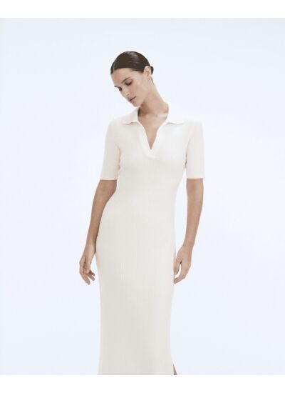Robe Longue Manche Courte