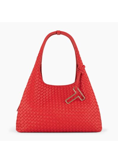 Sac porté épaule Juliette moyen modèle en cuir tressé