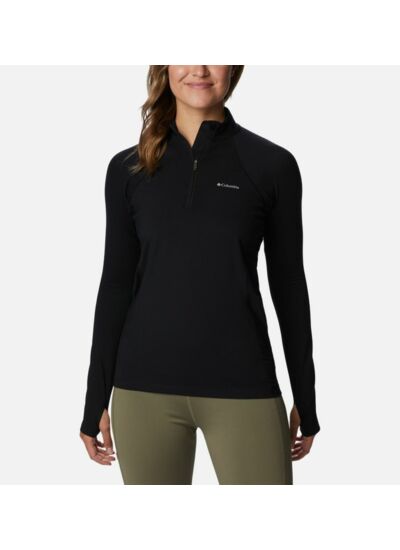 Midweight Half Zip Baselayer Femme Noir