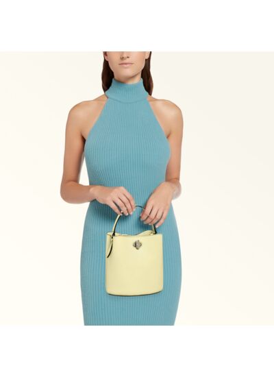 DANAE MINI BUCKET BAG - SAFFIANO