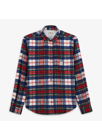 Surchemise à carreaux rouge