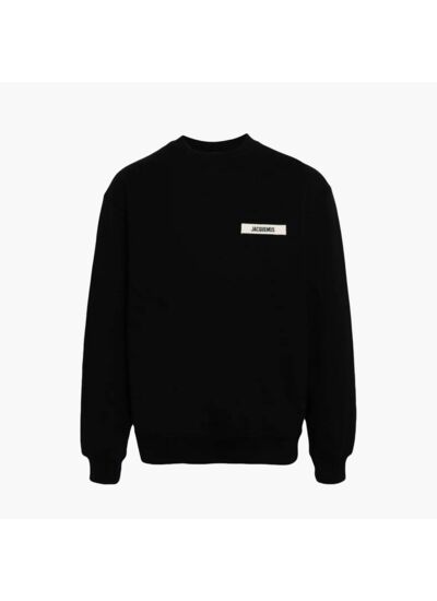 Jacquemus Le Sweatshirt Gros Grain Noir