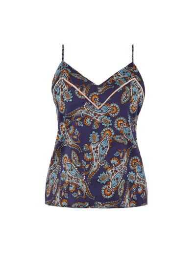 Top à fines bretelles Silk by Night