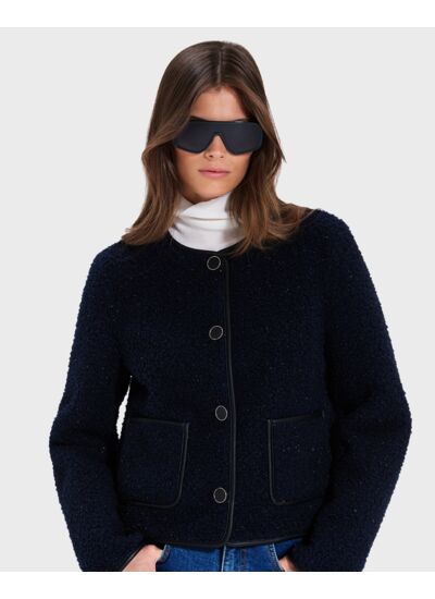 Manteau Verveine Nocturne en Polyester