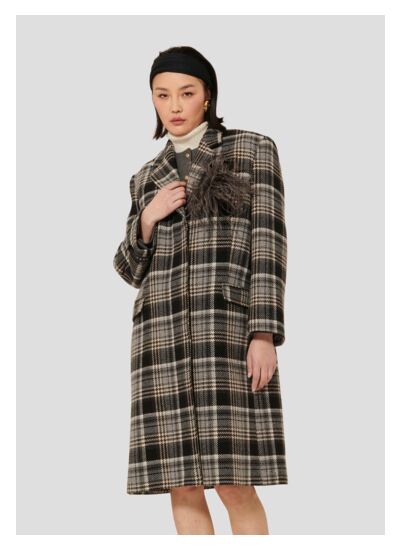 Manteau Marcel-Gris en Laine