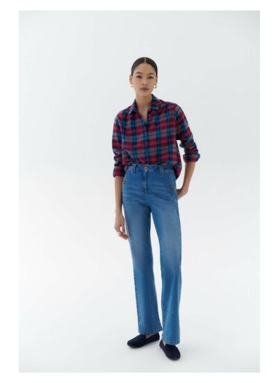 Chemise celeste