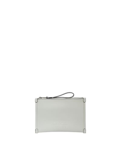 JOUR DE LANCEL - POCHETTE ZIPPEE S AVEC DRAGONNE - Neige