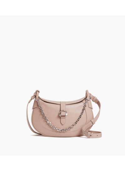 Petit sac bandoulière Pia en cuir lisse