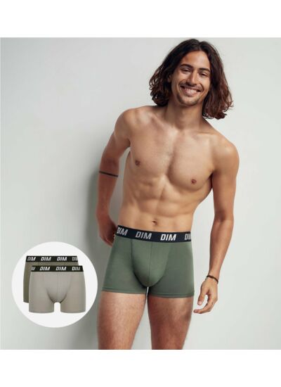 Lot de 2 boxers homme à thermorégulation active Vert Regul Activ