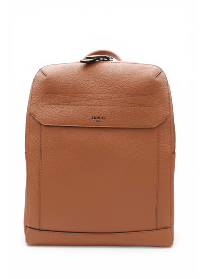 Graphic de lancel - sac a dos 1 comp zippe 14' - camel