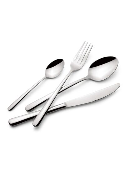 AMBRA Ménagère 24 couverts inox