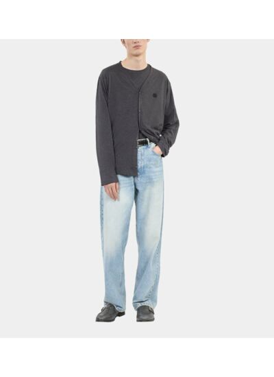 Cardigan En Coton Gris Homme
