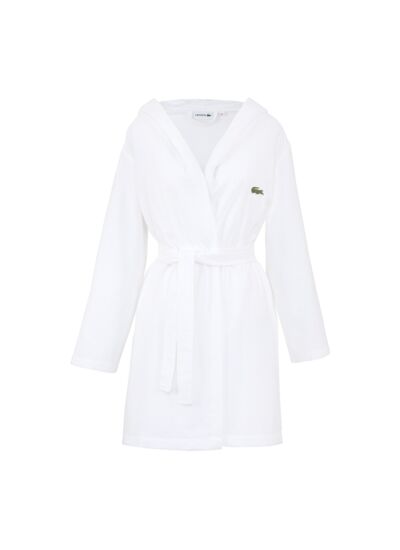 Lacoste - Peignoir de bain en coton 250 g/m², L Confort