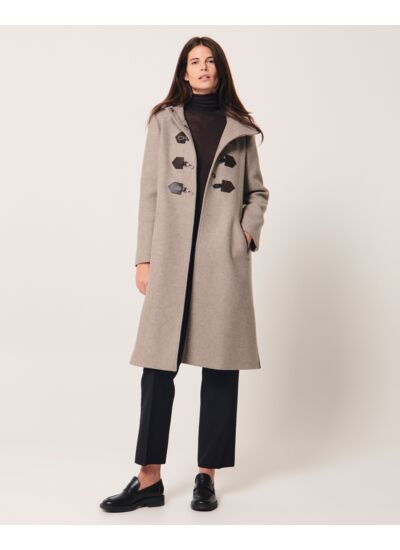 Manteau Misao Beige en Laine