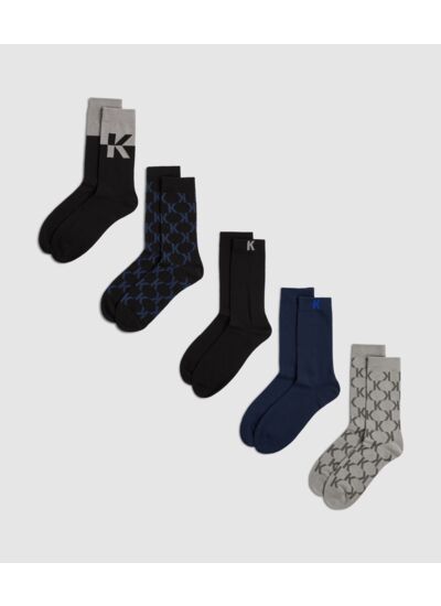K LOGO SOCKS 5PK