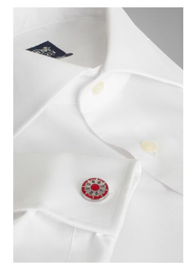 Boutons De Manchette Ronds Avec Fleur