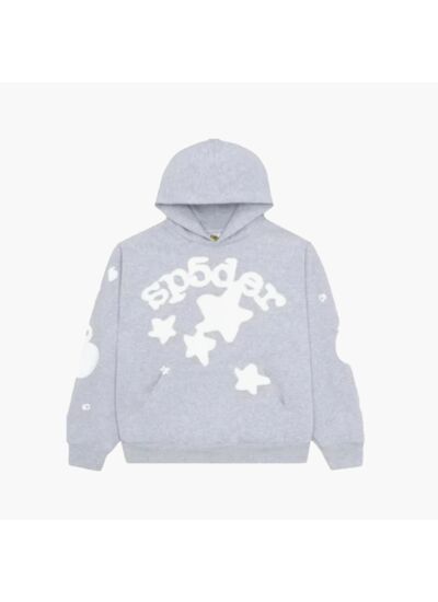 Sp5der Hoodie Beluga Gris
