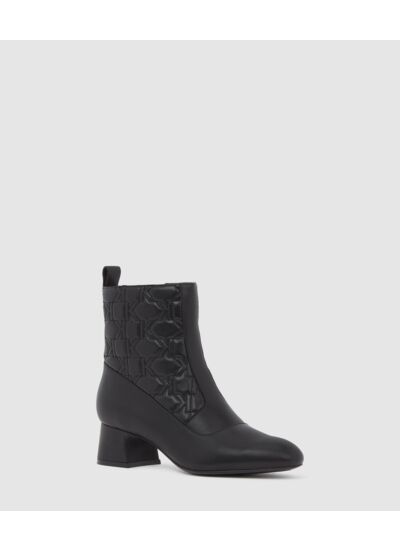 MONOGRAM ANKLE MID BOOTS