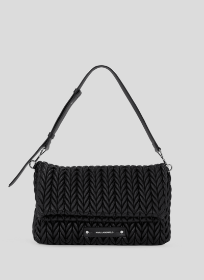 Karl Lagerfeld K/weave lg shoulderbag