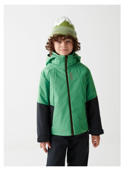 Veste de ski color block garçon