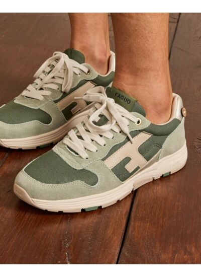 Running kaki clair & dorées