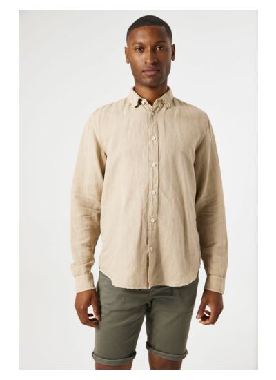 Men Shirt Brown