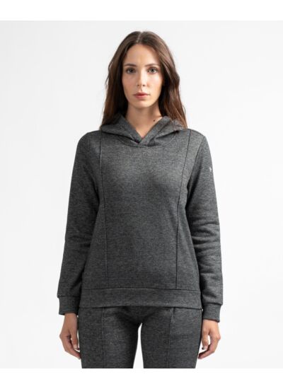 Sweat en molleton à capuche