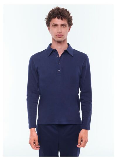 Polo en jersey de coton mercerisé