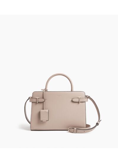 Sac à main moyen modèle Emilie en cuir grainé