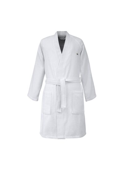 Lacoste - PEIGNOIR en coton 400 g/m², L Défilé