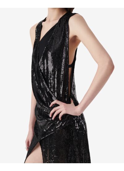 Robe Longue À Sequins