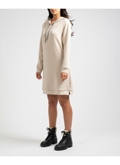 Robe sweat en molleton