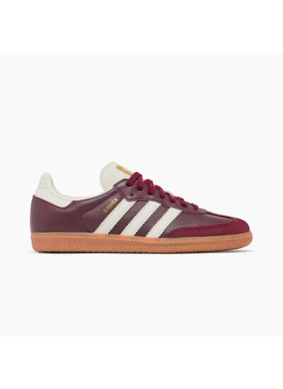 Adidas Samba OG Maroon Gold Metallic